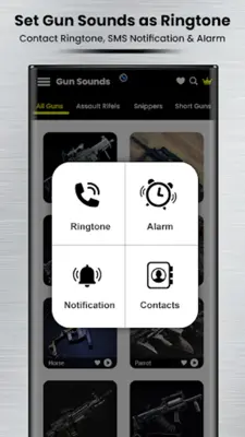 Weapons & Gun Sound Ringtones android App screenshot 2