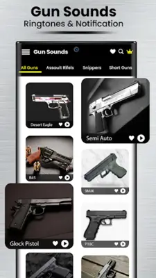 Weapons & Gun Sound Ringtones android App screenshot 5